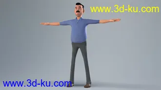 卡通人物模型合集的图片