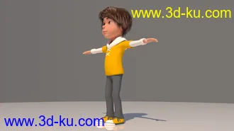卡通人物模型合集的图片