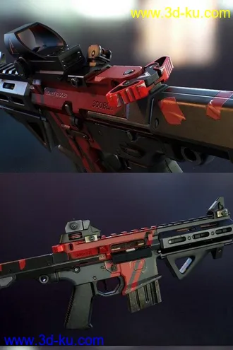 枪械模型,大炮模型,AR-15,FN M29C,SW357枪模型的图片