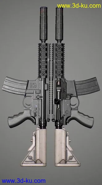 枪械模型,大炮模型,AR-15,FN M29C,SW357枪模型的图片4