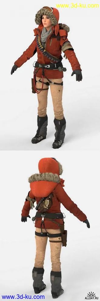 古墓丽影-女角色模型的图片