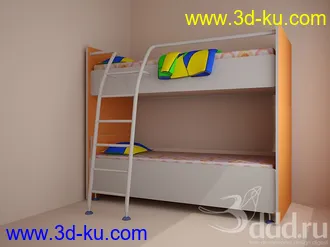 儿童床模型合集的图片