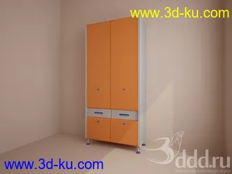 儿童衣柜模型的图片