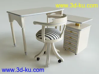 儿童桌子和椅子模型的图片