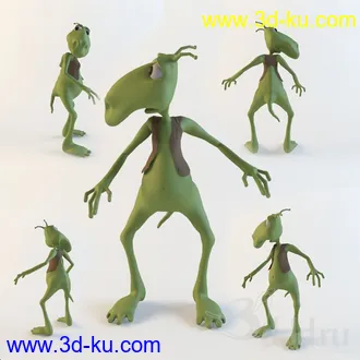 儿童玩具模型合集,共24个卡通人物,动物等模型的图片17
