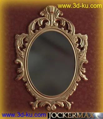 镜子模型共42个,各种镜子,圆形,方形,壁镜,柜镜等的图片1