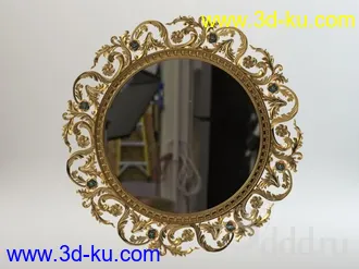 镜子模型共42个,各种镜子,圆形,方形,壁镜,柜镜等的图片5