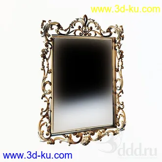 镜子模型共42个,各种镜子,圆形,方形,壁镜,柜镜等的图片11