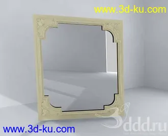 镜子模型共42个,各种镜子,圆形,方形,壁镜,柜镜等的图片12
