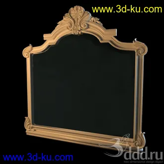 镜子模型共42个,各种镜子,圆形,方形,壁镜,柜镜等的图片14