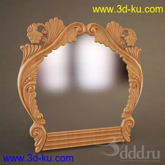 镜子模型共42个,各种镜子,圆形,方形,壁镜,柜镜等的图片17