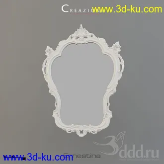 镜子模型共42个,各种镜子,圆形,方形,壁镜,柜镜等的图片21