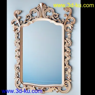 镜子模型共42个,各种镜子,圆形,方形,壁镜,柜镜等的图片28