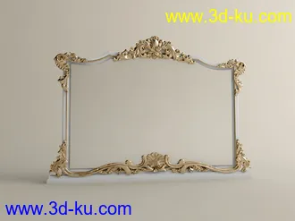 镜子模型共42个,各种镜子,圆形,方形,壁镜,柜镜等的图片33