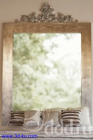 镜子模型共42个,各种镜子,圆形,方形,壁镜,柜镜等的图片