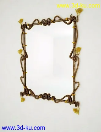 镜子模型共42个,各种镜子,圆形,方形,壁镜,柜镜等的图片