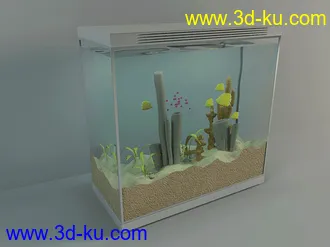 室内物品模型合集,钟表,鱼缸,手袋,鸟笼,鞋子,贝壳,望远镜,水桶等模型的图片5