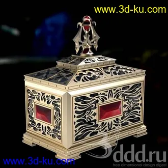 室内物品模型合集,钟表,鱼缸,手袋,鸟笼,鞋子,贝壳,望远镜,水桶等模型的图片6