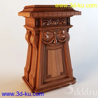 室内物品模型合集,钟表,鱼缸,手袋,鸟笼,鞋子,贝壳,望远镜,水桶等模型的图片10