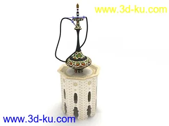 室内物品模型合集,钟表,鱼缸,手袋,鸟笼,鞋子,贝壳,望远镜,水桶等模型的图片39