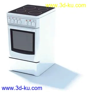 电烤箱,镶嵌式煤气灶,消毒柜,消毒碗柜,天然气灶,煤气灶,嵌入式灶台,模型合集的图片