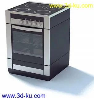 电烤箱,镶嵌式煤气灶,消毒柜,消毒碗柜,天然气灶,煤气灶,嵌入式灶台,模型合集的图片