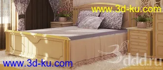 床模型,木床模型合集的图片