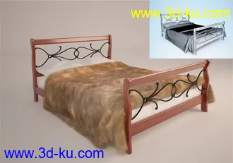 床模型,木床模型合集的图片