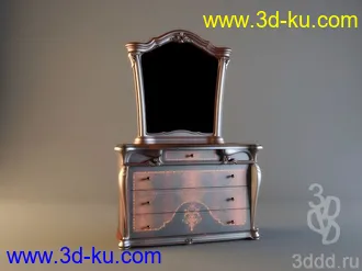 储物柜,梳妆柜模型合集的图片3