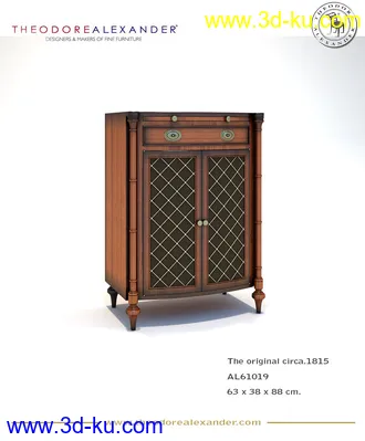 储物柜,梳妆柜模型合集的图片4