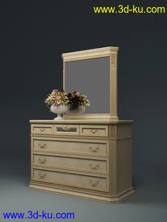 储物柜,梳妆柜模型合集的图片8