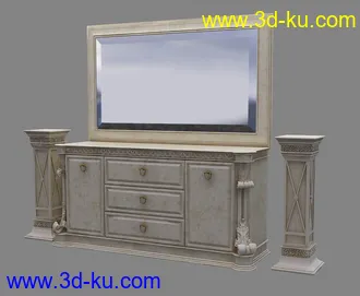 储物柜,梳妆柜模型合集的图片26