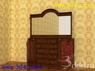 储物柜,梳妆柜模型合集的图片30