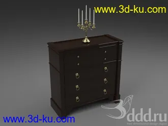 储物柜,梳妆柜模型合集的图片33