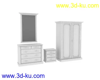 储物柜,梳妆柜模型合集的图片
