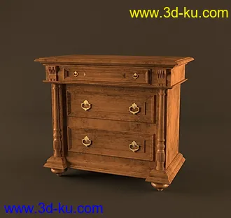 储物柜,梳妆柜模型合集的图片