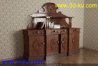 储物柜,梳妆柜模型合集的图片