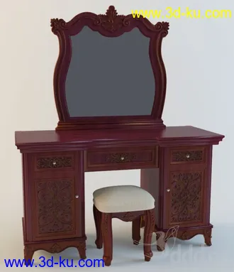 储物柜,梳妆柜模型合集的图片73