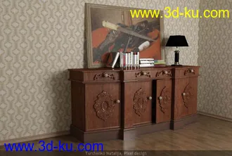 储物柜,梳妆柜模型合集的图片81