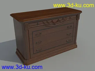 储物柜,梳妆柜模型合集的图片92