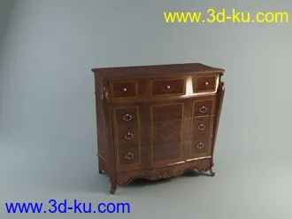 储物柜,梳妆柜模型合集的图片100