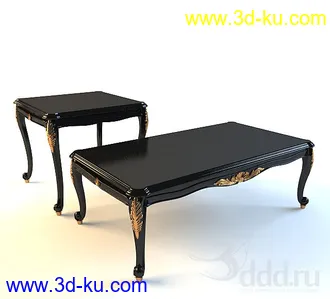桌子模型合集,饭桌,办公桌,茶几等模型