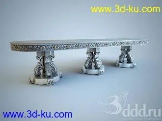 桌子模型合集,饭桌,办公桌,茶几等模型的图片