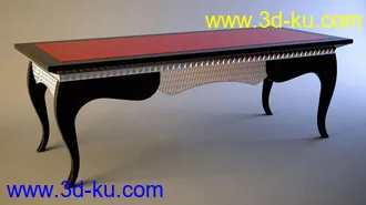 桌子模型合集,饭桌,办公桌,茶几等模型的图片91