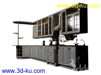 厨柜模型合集的图片43