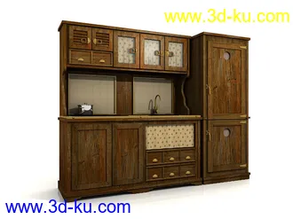 厨柜模型合集的图片53