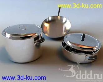 餐具厨具模型合集,24个的图片
