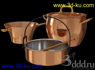 餐具厨具模型合集,24个的图片