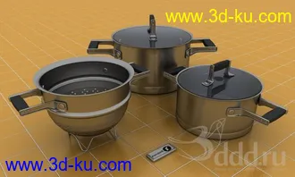 餐具厨具模型合集,24个的图片