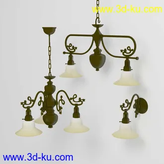 墙壁灯模型72个的图片